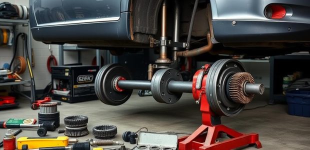 cv axle replacement process