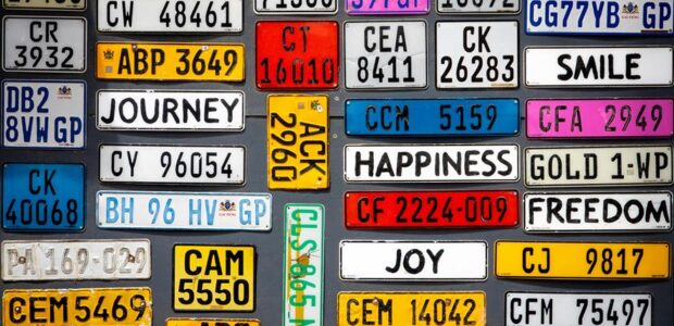 license plate letter count